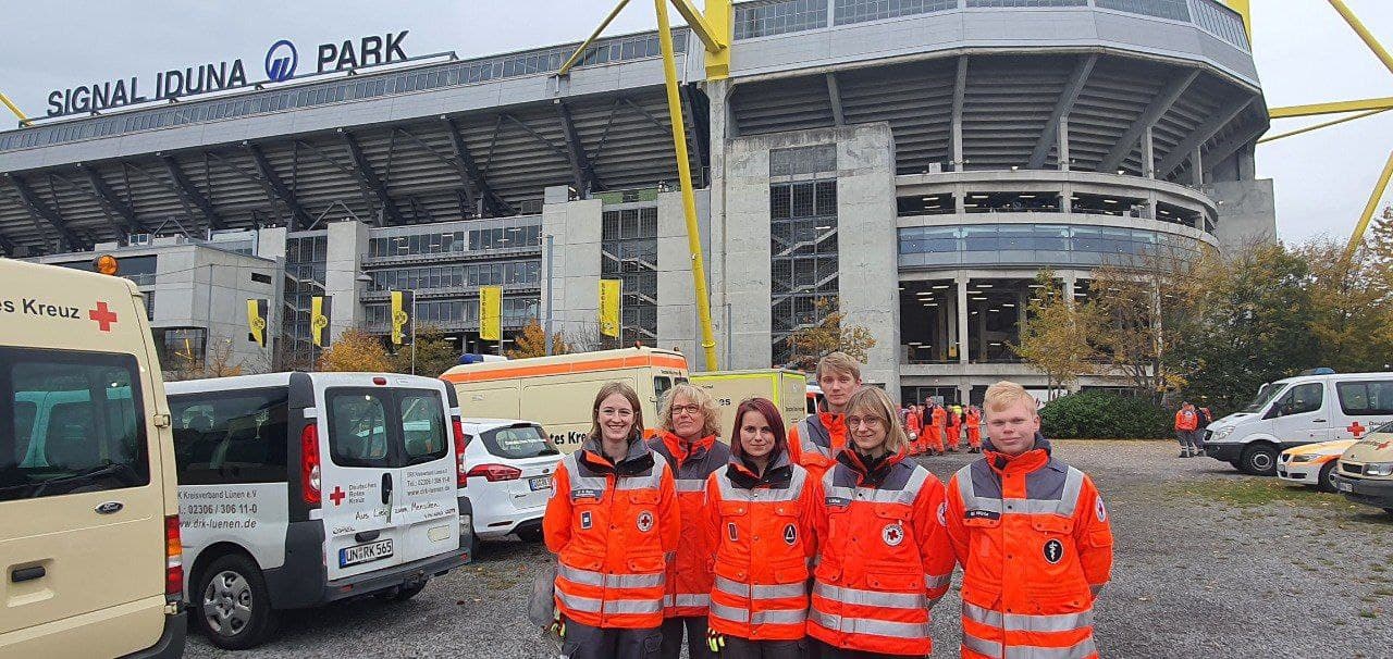 Sanitätsdienst Stadion Dortmund